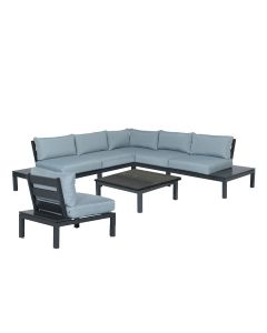 Lena loungeset 5-delig - mint grijs