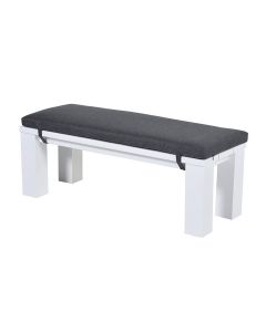 Plaza loungebank 115.5x43xH40 cm - wit