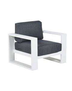 Plaza loungestoel - wit