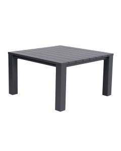 Plaza lounge dining tafel 115.5x115.5xH68 cm - donker grijs