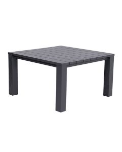 Plaza lounge dining tafel 115.5x115.5xH68 cm - donker grijs