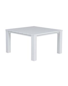 Plaza lounge dining tafel 115.5x115.5xH68 cm - wit