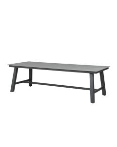 Garden Impressions Moreno tafel 250x100 cm royal grey Aluminium