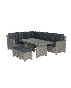 Alaska lounge dining set 5-delig links - vintage willow