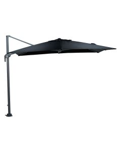 Hawaii M zweefparasol 270x270 cm - donker grijs - doek zwart - Bkeus