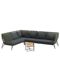 Altoro loungeset 6-delig - groen