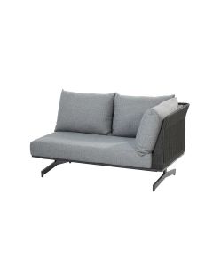 Fortuna hoek loungebank - donker grijs