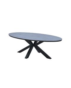 Tulli tuintafel 220 x 115 x H75 cm - grey teak imowood