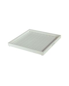 Garden Impressions Tumba dienblad 60x60xH5 cm m-wit Aluminium
