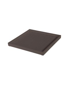 James dienblad 60x60xH5 cm donker grijs