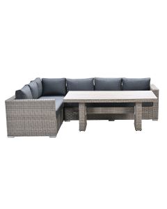 Tennessee lounge dining set links 3-delig vintage willow - texfiber