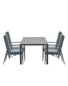 Jerone tuinset 5-delig - Adana tuintafel 180x100 cm