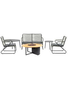 Mason loungeset incl. Cosiloft vuurtafel 120 cm