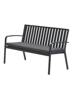 Silje parkbank L150 - donker grijs