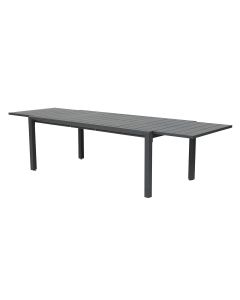 Sophia uitschuifbare tuintafel 200/300x100xH74 cm - donker grijs