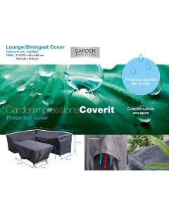 Garden Impressions Loungesethoes L 210x270xH85/90 en 165x95xH70 cm