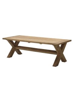 Eidar tuintafel 240x100xH77 - teak
