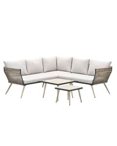 Pylos loungeset 5-delig - taupe