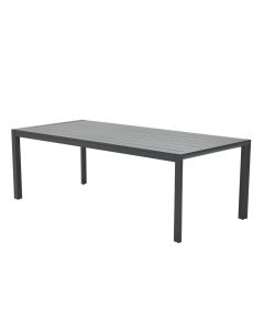 Adana dining tuintafel 220x100 - donker grijs