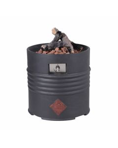 Garden Impressions Cozy Living gas vuurtafel Barrel 60xH62 cmRVS