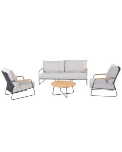Balade loungeset 4-delig - Verdi loungetafel Ø73 x 35 cm