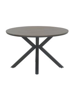 Tulli tuintafel Ø122 cm - grey teak imowood