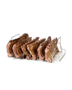 Barbecook vlees- en ribrek uit rvs 34.5x20x15cm