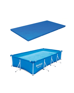 Bestway frame zwembad set 400 x 211 x 81 cm incl. afdekhoes