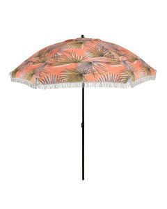 Mood collection parasol Palm leaves Ø220 cm- oranje