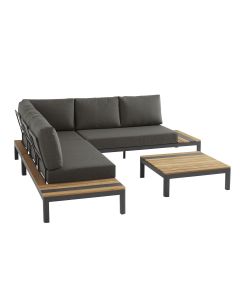 Meridien loungeset 4-delig - grijs