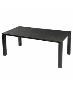 Studio 20 Nova tuintafel graniet 240x100x3 cm - Pearl black satinado Natuursteen