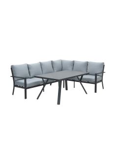 Senja lounge dining set 3-delig rechts - mint grijs