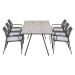 Natas tuinset grijs 7-delig - Braga tuintafel 220x100 cm