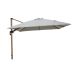 Hawaii zweefparasol Deluxe 300x300 cm - frame teak look - doek zand