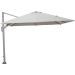 Hawaii zweefparasol Deluxe 300x300 cm - frame taupe - doek zand