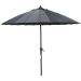 Manilla stokparasol Ø250 cm - donker grijs