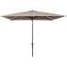 Lotus stokparasol 250x250 cm - taupe