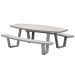 Sarria picknick set ovaal 220 x 193 - taupe