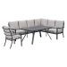 Senja lounge dining set 4-delig rechts incl stoel - sandstone