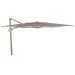 Hacienda zweefparasol 300x400 cm frame latte - doek sand