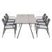 Natas tuinset grijs 7-delig - Braga tuintafel 220x100 cm