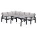 Cameron lounge dining set 3-delig links - desert sand