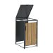 Binport containerberging uitbreiding 68x80x118 cm - light teak look