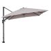 Hawaii zweefparasol 300x300 cm - frame carbon black - doek zand