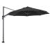 Hawaii zweefparasol Ø350 cm - frame carbon black - doek zwart