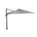 Hawaii zweefparasol Deluxe 300x300 cm - frame donker grijs - doek licht grijs