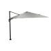 Hawaii zweefparasol Deluxe 300x300 cm - frame donker grijs - doek zand