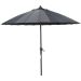 Manilla stokparasol Ø250 cm - donker grijs