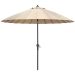 Manilla stokparasol Ø250 cm - taupe