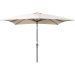 Lotus stokparasol 250x250 cm - ecru